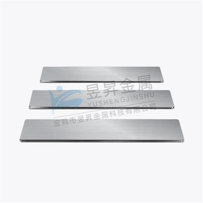 Lembar Niobium Kemurnian Tinggi